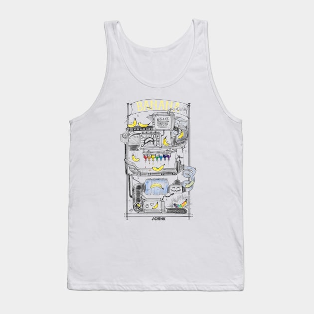 Banana Machine Tank Top by Schink